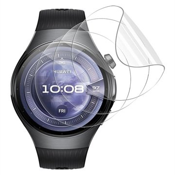 Huawei Watch 5 TPU Skjermbeskytter   46mm   3 Stk. Gjennomsiktig