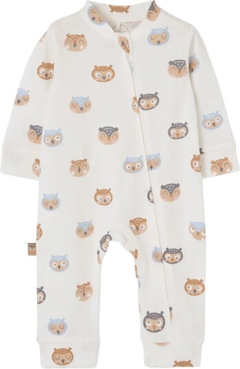 Boboli Ribbed Play Suit Printed For Baby Bci Cream 68 Boboli Ribbed Play Suit Printed For Baby Bci Cream 68