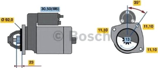 BOSCH 0 986 020 181 Starter