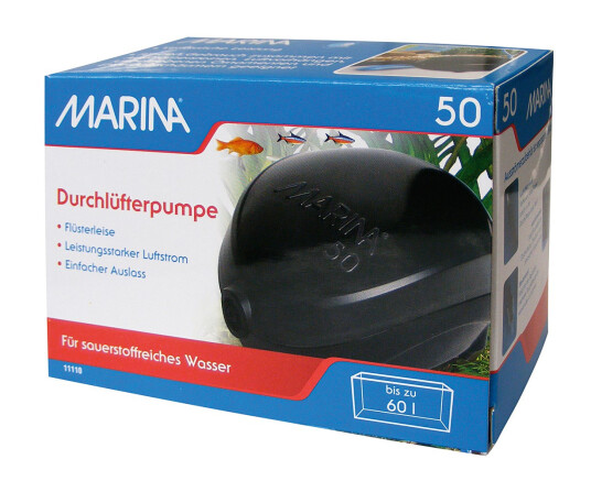 Marina 50 Luftpumpe til Akvarium 60L Marina 50 Luftpumpe til Akvarium 60L