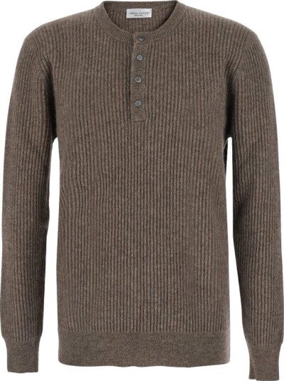Roberto Collina Herre Strikkevarer Brun XL,