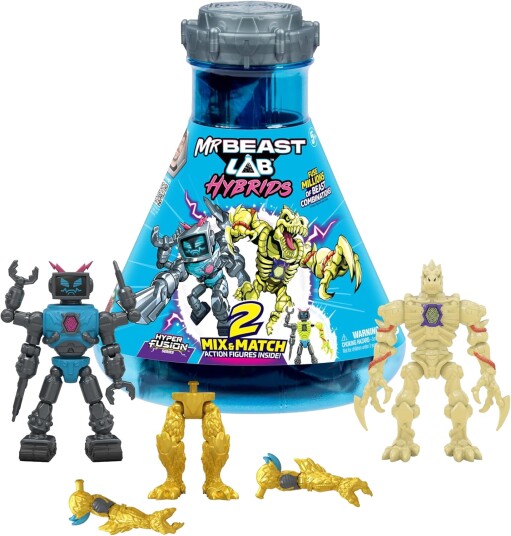 Beast Lab MrBeast Lab Hybrids Samlefigurer 2 Pakk Beast Lab MrBeast Lab Hybrids Samlefigurer 2 Pakk