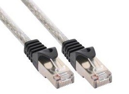 Inline 72511T 1 M Cat5e Sf/Utp (S-Ftp) Gjennomsiktig