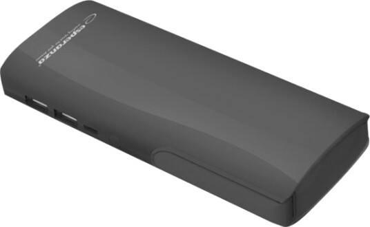 Esperanza Ray EMP112K Strømbank 11000 mAh 2.1 A - 2 Utgangskontakter (Usb) - På Kabel: Micro-USB Svart