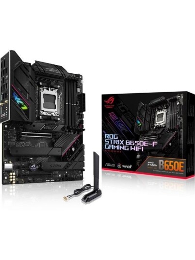 ASUS ROG STRIX B650E-F Hovedkort med WiFi og DDR5 for AMD AM5 ASUS ROG STRIX B650E-F Hovedkort med WiFi og DDR5 for AMD AM5