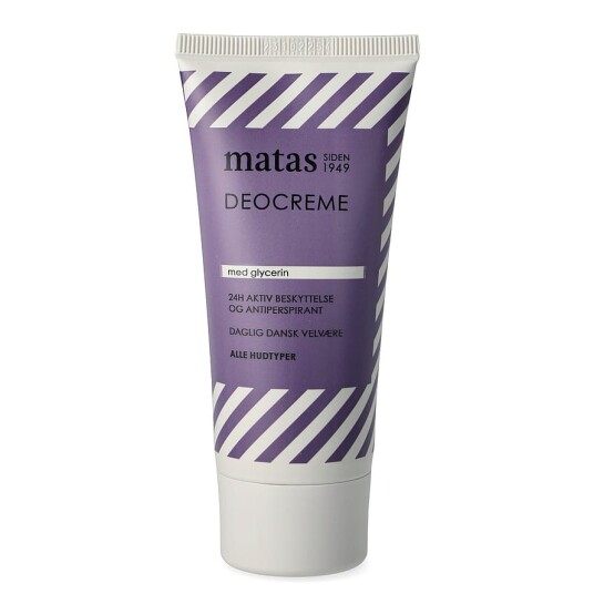Matas Striber Moisturising Deodorant Cream 24H Antiperspirant 50 ml Matas Striber Moisturising Deodorant Cream 24H Antiperspirant 50 ml