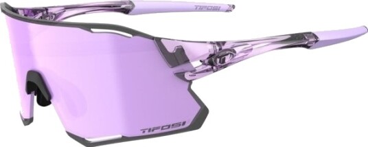Tifosi Tifosi Rail Race Clarion-Briller Krystalllilla (2 Clarion Purple-Linser Xx % Lystransmisjon, 95,6 % Klar) (Statsminister: 2024-05-15) (Ny 2024)