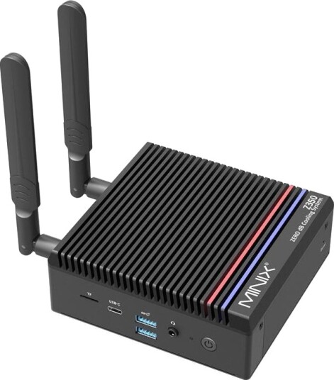 Minix Z350 Mini PC med Intel Core i3, 16GB RAM, 512GB SSD, 4K UHD, Dual HDMI