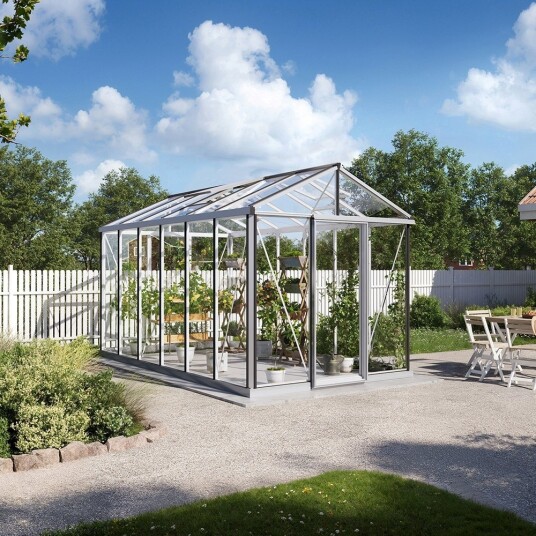 Drivhus Oasen Master Hobby Aluminium, 10,8 M²