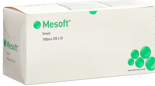 Mesoft Tupfere, Small, 100 stk.