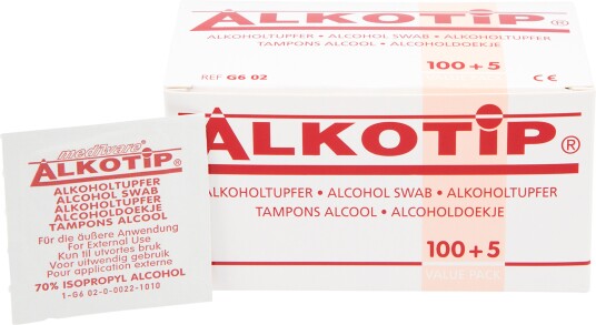Alkotip Injeksjonstørk 60x25mm 105 stk.