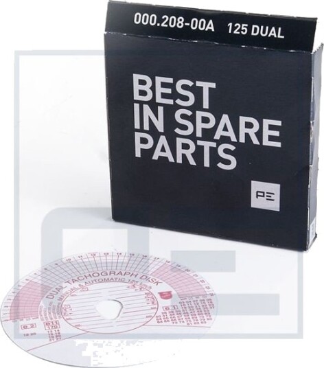 PETERS ENNEPETAL 000.208-00A Fartskriverskive PETERS ENNEPETAL 000.208-00A Fartskriverskive
