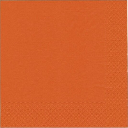 Middagsserviet Abena Gastro 2 Lags 1/4 Fold 40X40cm Orange 20 Stk.