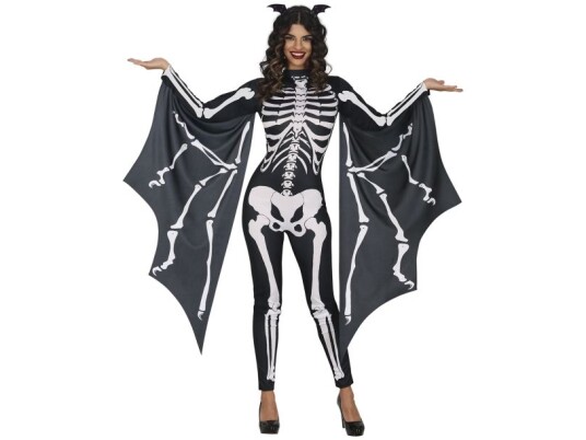 Flagermus Skelet Kostume