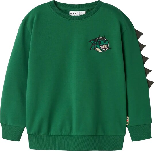 Name It Nmmketil Ls Nreg Sweat Unb Green 98
