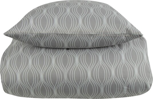 Sengetøy   Wave grey   Mønstrete sengesett   Microfiber   IN Style