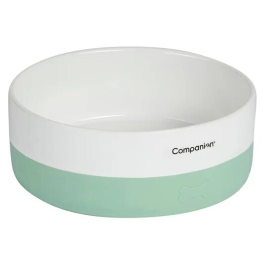 Companion Hundeskål i keramikk grønn 1800 ml