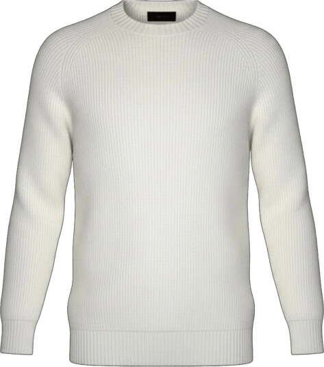 Gran Sasso Herre Strikkevarer Hvit 2XL,