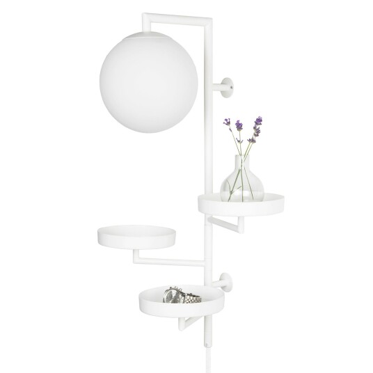 Globen Lighting Astoria Vegglampe Hvit
