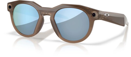 Oakley Meta HSTN brown smoke/prizm deep water polarized