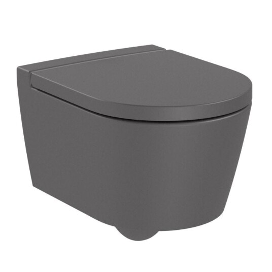 Roca Inspira Kompakt Veggskål Uten Sete Onyx Roca Inspira Kompakt Veggskål Uten Sete Onyx