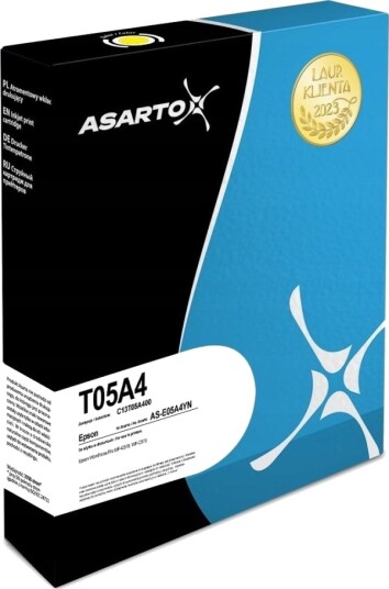 Asarto Epson T05A4 C13T05A400 gul blekk 20000 sider