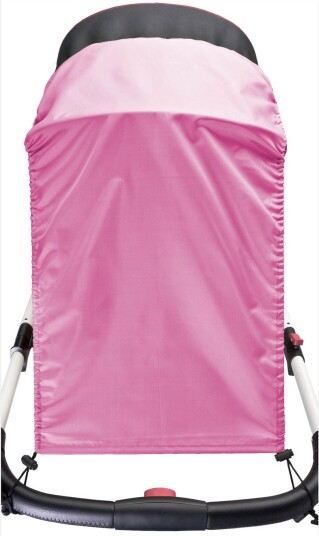Caretero Solskjerm til Sportsvogn/Barnevogn 69x52cm Rosa