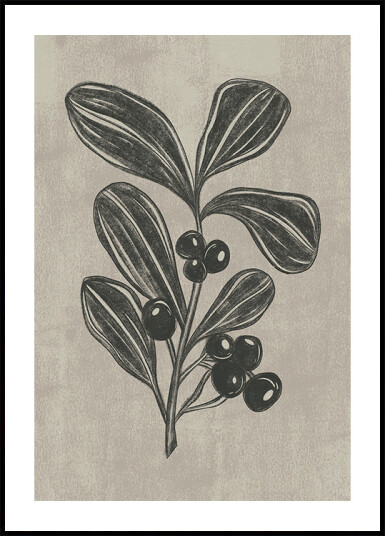 Winter Berry Plakat Plakat / 70x100cm