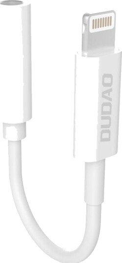 Usb-Adapter Dudao Lightning Jack 3,5 Mm Hvit 6973687242336