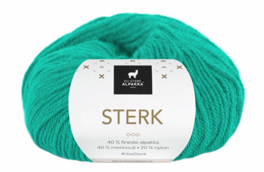 Du Store Alpakka Du Store Alpakka Garn Sterk Tropisk Blå 919 50g