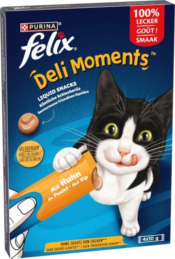 Felix Latz Deli Moments Sparepakke Kylling 8 X 10 G