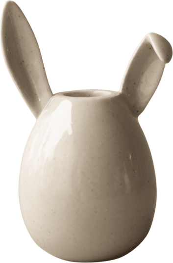 Dbkd Rabbit lysestake 13 cm Vanilla