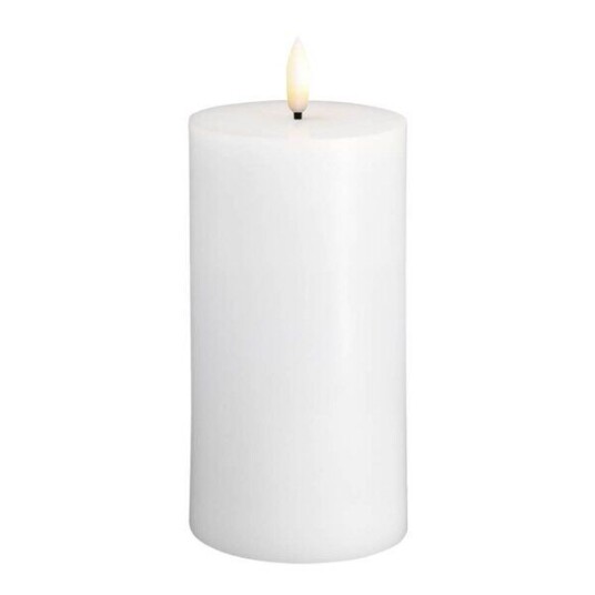 Moods & More   Kubbelys LED 7,4x15 cm silk hvit