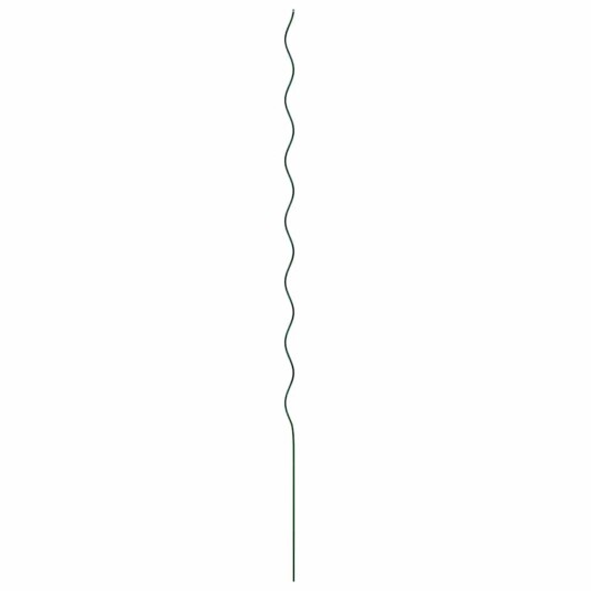 vidaXL Spiral plantestøtter 20 pcs grønn 170 cm PVC-belagt stål
