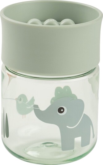 Done by Deer Learning Cup 360° Playground Green   Green   Ø 7.5X H 11CM