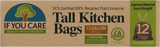 If you care tall kitchen bags 49 L 12 stk If you care tall kitchen bags 49 L 12 stk