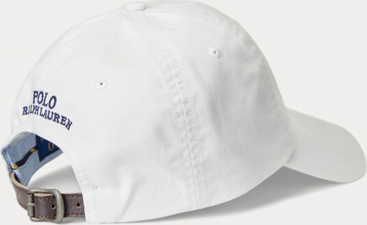 Polo Ralph Lauren Stretch-Cotton Twill Ball Cap - White - ONE SIZE Polo Ralph Lauren Stretch-Cotton Twill Ball Cap - White - ONE SIZE