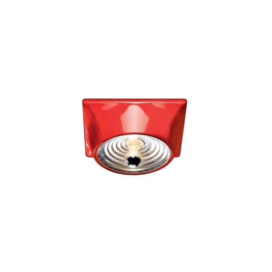 Stilnovo Goletta Vegglampe Blank Rød/ Transparent