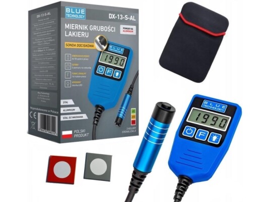 Blue Technology Malingtykkelsesmåler Stål Galvanisert Aluminium Dx 13 S Al Blue Technology Malingtykkelsesmåler Stål Galvanisert Aluminium Dx 13 S Al