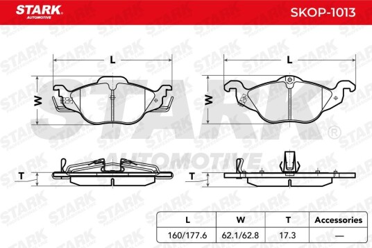 Bremseklosser STARK SKOP 1013
