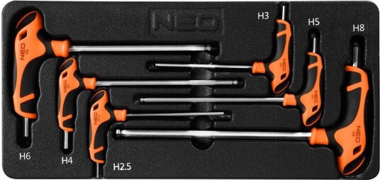 NEO Tools Unbrakonøkkelsett 84-254 S2 Stål 6 Deler