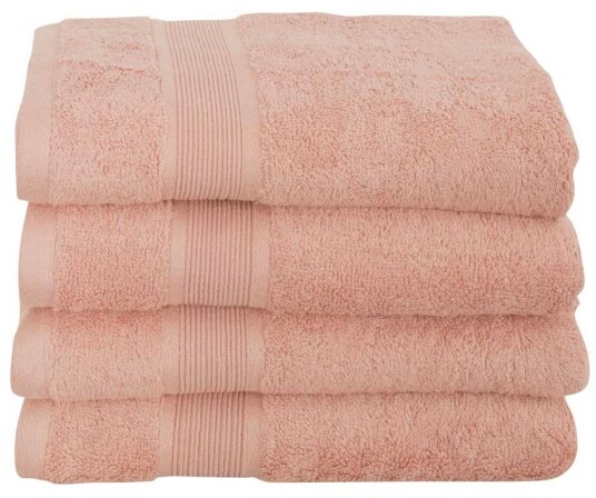 ByBorg Bambus Håndkle - 50x100 cm - Lys rosa - Bambus/bomull - Frottéhåndkle fra Excellent By Borg