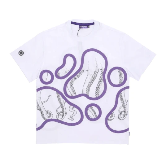 Octopus Herre Topper Hvit L