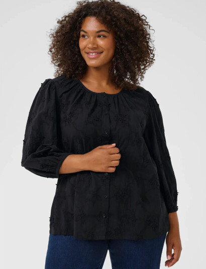 Kaffe Curve Kclaima Shirt - Black - 46 Kaffe Curve Kclaima Shirt - Black - 46