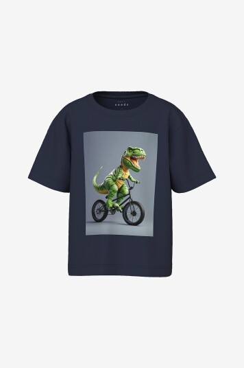 Name It mini T skjorte nmmVoto SS Nreg Top Blå
