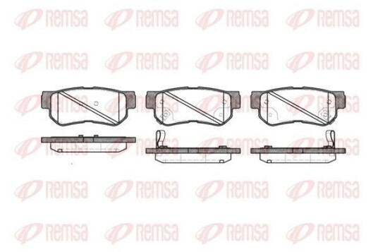 Bremseklosser REMSA 0746.32 Bremseklosser REMSA 0746.32