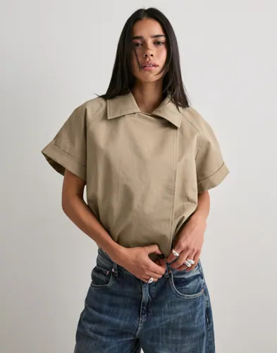 Neo Noir Beige Lisha Trench Vest Neo Noir Beige Lisha Trench Vest