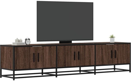 TV-benk brun eik 180x35x41 cm konstruert tre 8721102922954