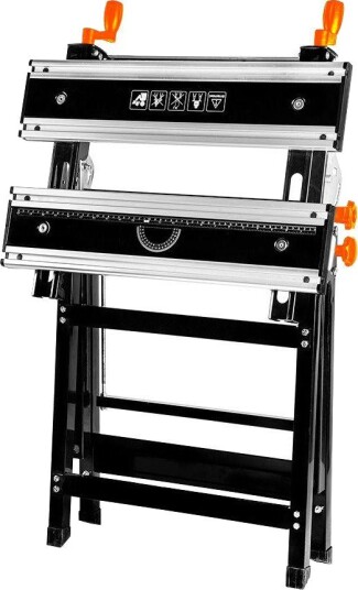 NEO Tools Arbeidsbord 44-700 Justerbart, Aluminium, 60 × 58 × 77-107 cm