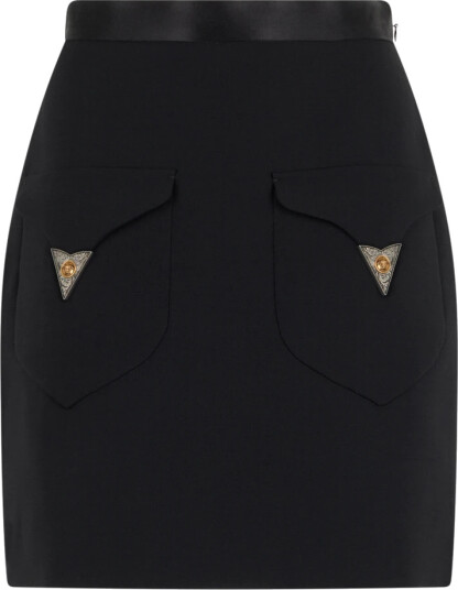 Versace Dame Skjørt Svart M, Versace Dame Skjørt Svart M,